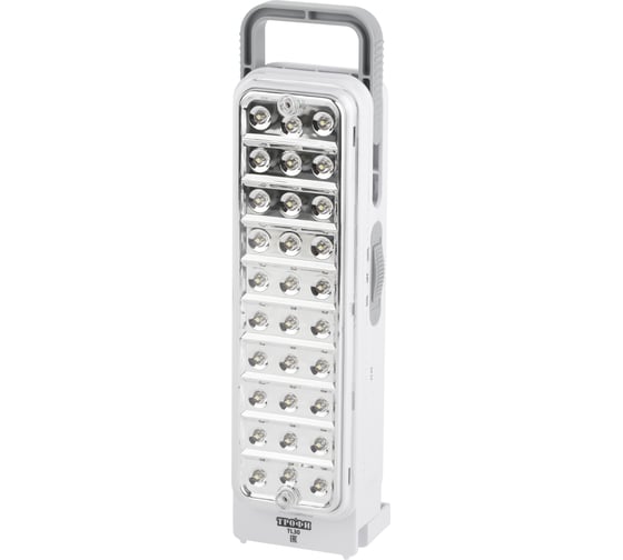 Аккумуляторный фонарь ТРОФИ TL30 30xLED Б0002595