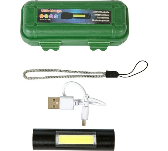 Светодиодный аккумуляторный USB фонарь GLANZEN UFL-0300-519B КА-00008350