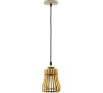 Подвесной светильник GLANZEN из дерева baby ART-0006-60-nude КА-00007432