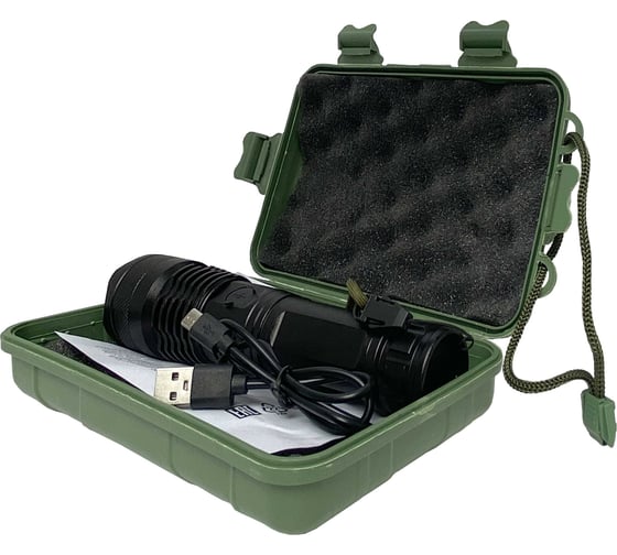 Светодиодный ручной аккумуляторный USB фонарь GLANZEN UFL-1700-X80P50 КА-00008346