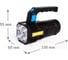 Аккумуляторный фонарь Ultraflash LED53766 (4В, черный, 4LED+COB, 3 Вт, 4 режима, USB, бокс са) 15017 4