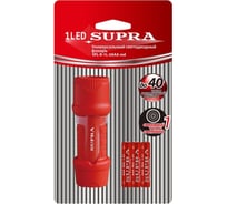Фонарь Supra SFL-R-1L-3AAA red