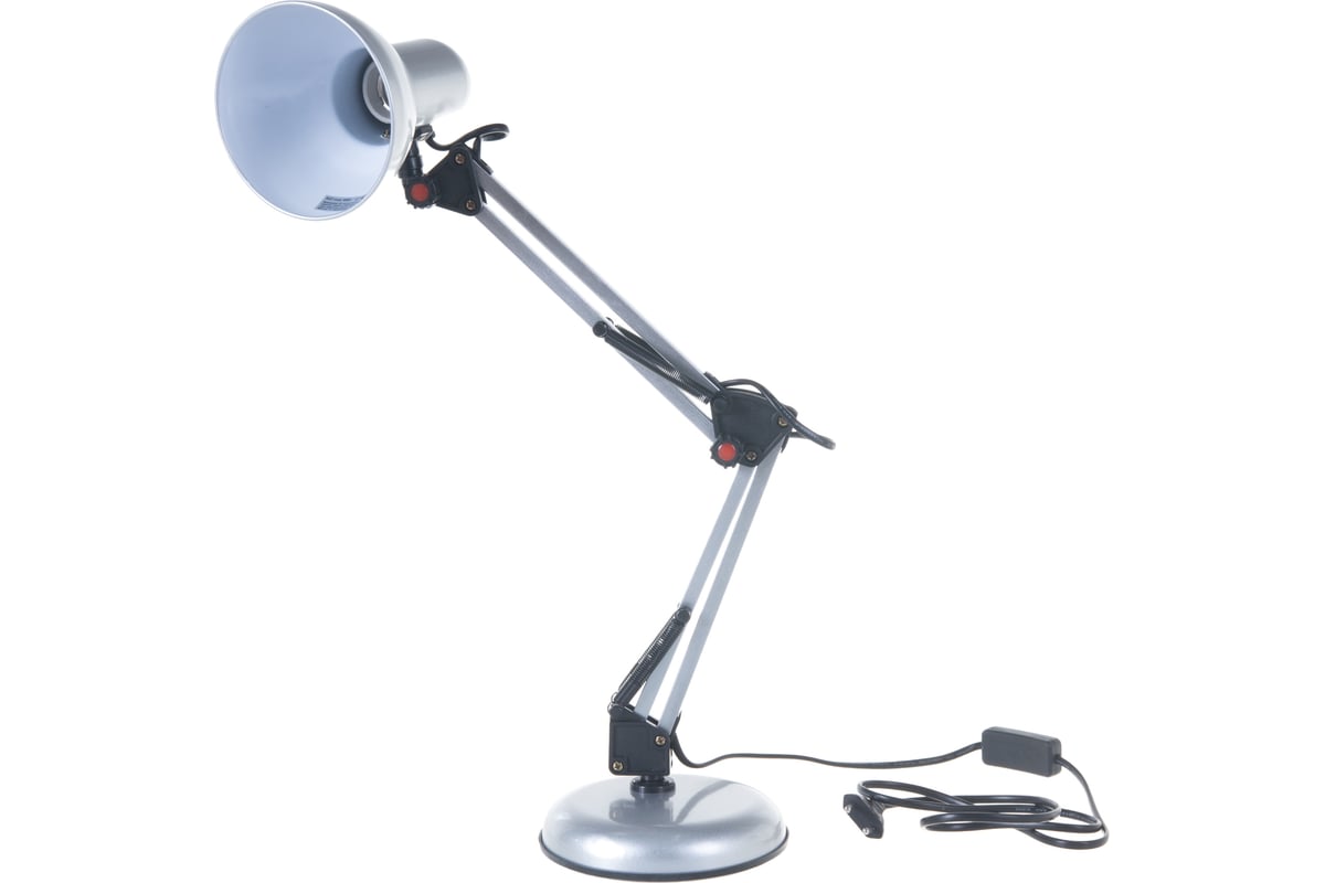 Настольная лампа Лючия Юниор 465 40W E27 серебристая 4606400609599 ...