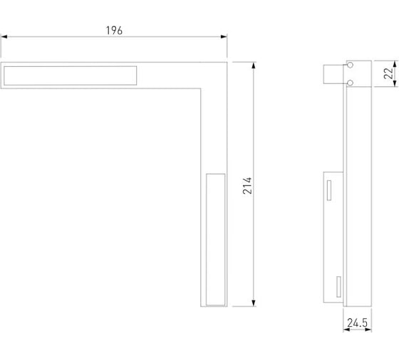 Трековый светильник Elektrostandard Slim Magnetic L03 24W 4200K Link черный a062113