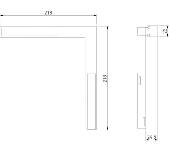 Трековый светильник Elektrostandard Slim Magnetic L03 24W 4200K Link черный a062108