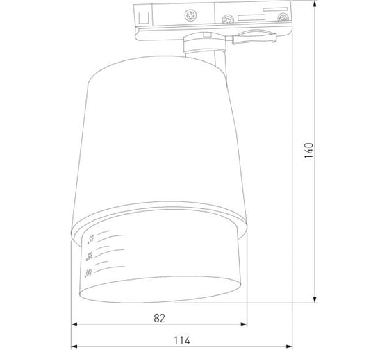 Потолочный светодиодный однофазный светильник Elektrostandard Cors 10W 4200K (85513/01) белый матовый a062391