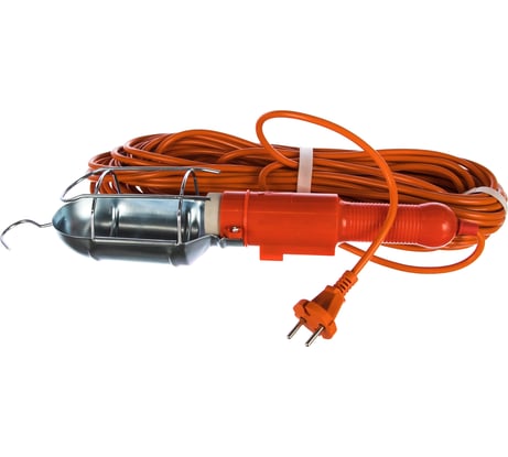 Светильник переносной ТМ UNIVersal c выключателем и розеткой 20м 966U-0220