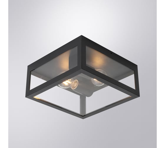 Уличный потолочный светильник ARTE LAMP BELFAST A4569PF-2BK