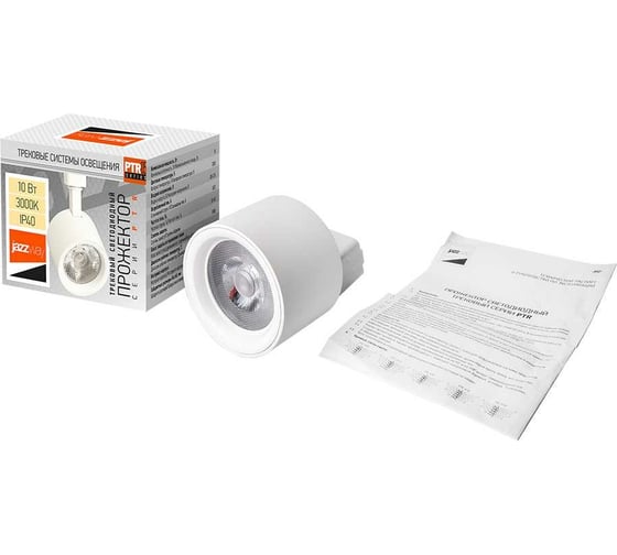 Светодиодный трековый светильник Jazzway PTR 0510 10Вт 3000К IP40 24град. WH бел. 5035416