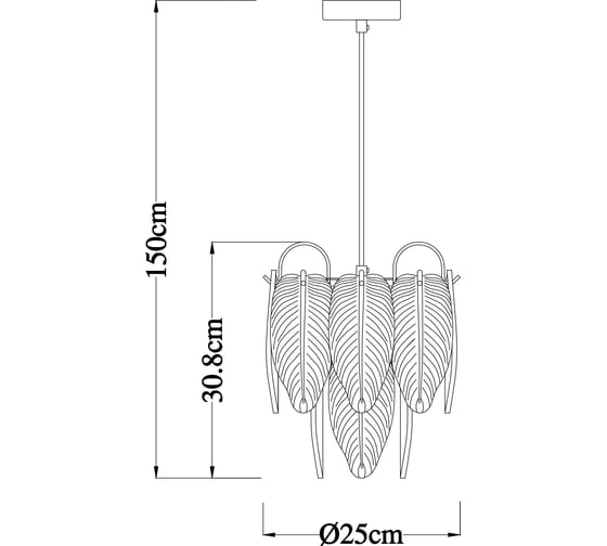 Подвесной светильник ARTE LAMP EVIE A4052SP-1SG