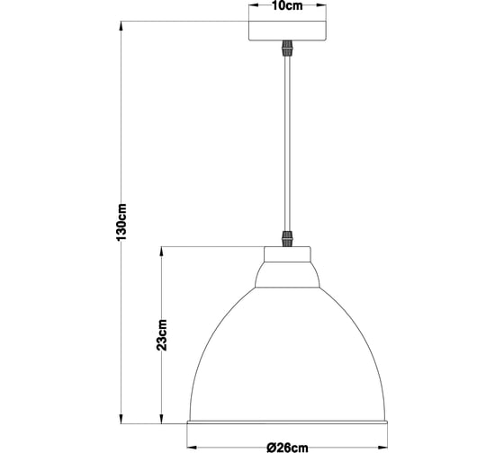 Подвесной светильник ARTE LAMP BRACCIO A2055SP-1AB