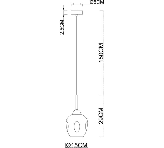 Подвесной светильник ARTE LAMP YUKA A7759SP-1PB