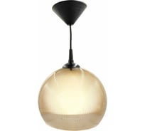 Светильник SVET НСБ 12-60-258 УХЛ4, серия SPHERA двойной, призма золотистая, черный шнур XX0137-10030