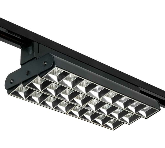 Светильник Jazzway светодиодный трековый PTR 2260R 3S 60Вт 3000К IP40 60град. 280мм BL черный 5039476