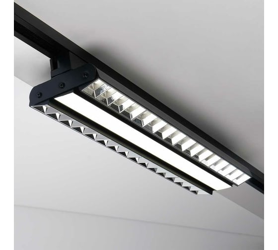Светильник Jazzway светодиодный трековый PTR 2296R 1F2S 96Вт 4000К IP40 60град./120град./60град. 540мм BL черный 5039438