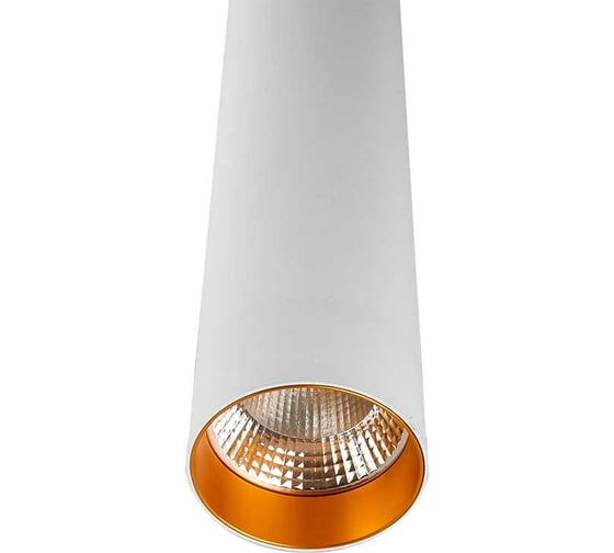 Светодиодный трековый светильник Jazzway PTR 2310 10Вт 3000К IP40 30град. 400мм на подвесе 1м WH 5035379