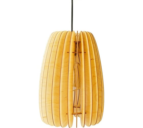 Подвесной светильник из дерева GLANZEN SECUNDUM ART-0014-60-nude КА-00008236