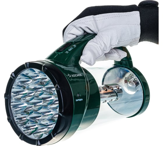 Аккумуляторный фонарь-светильник КОСМОС 2008L-LED, 24LED+19LED, 4V2AH KOCAP2008L-LED