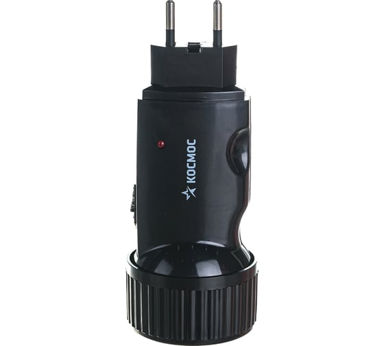 Фонарь с евровилкой КОСМОС Ac 104LED 1хNI-MH AA, 5LED, KOCAc104LED