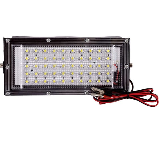 Светодиодный низковольтный прожектор GLANZEN с зажимами "крокодил" FAD-0030-10-12V КА-00008302