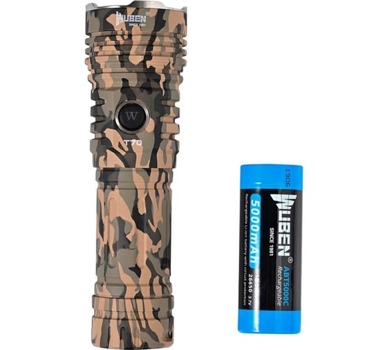 Тактический фонарь Wuben T70 WB-T70-Camo