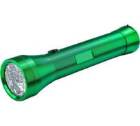 Светодиодный фонарь Sata (230мм.) (24LED, 2xAAA) Aluminum Flashlight (зеленый) 90734A