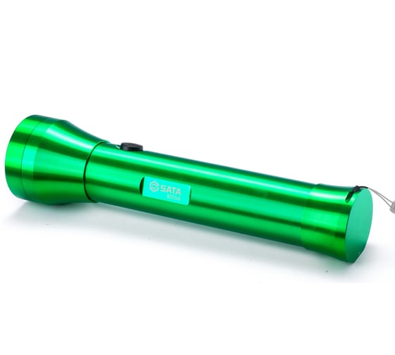 Светодиодный фонарь Sata (230мм.) (24LED, 2xAAA) Aluminum Flashlight (зеленый) 90734A