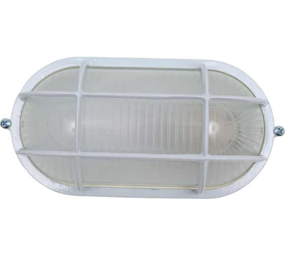 Светильник белый/овал с решеткой TDM ELECTRIC НПБ1402 SQ0303-0036