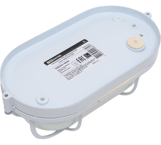 Светильник белый/овал с решеткой TDM ELECTRIC НПБ1402 SQ0303-0036