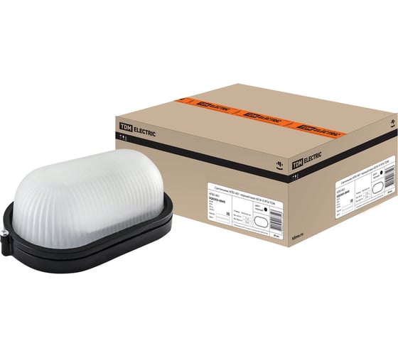Светильник черный/овал TDM ELECTRIC К НПБ1401 SQ0303-0045 1