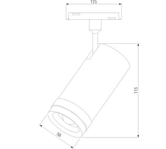 Трековый светильник Elektrostandard Slim Magnetic 12W 4200K Modify (черный) a062818