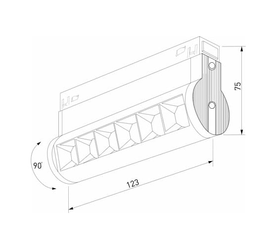 Трековый светильник Elektrostandard Slim Magnetic 6W 4200K Alter (белый) a062995