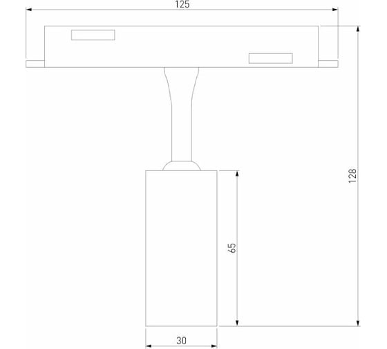 Трековый светильник Elektrostandard Slim Magnetic 5W 4200K Cantors (латунь) a062798