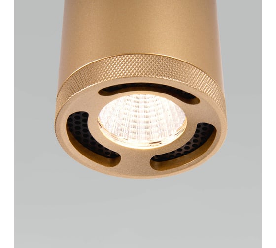 Потолочный светодиодный светильник Elektrostandard 9W 4200K (золото) a062523