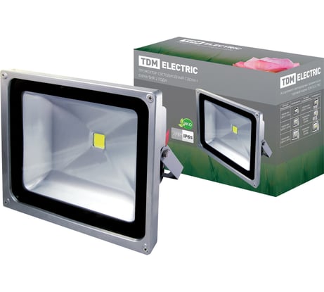 Светодиодный прожектор TDM СДО50-1 SQ0336-0004