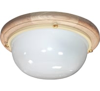 Светильник ЭЛЕТЕХ Терма 1101 Круг большой НББ 03-100-009 IP65 матовый /корпус дер. дуб ИУ 1005501035