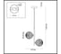 Подвесной светильник LUMION E27 2*8W LED GENEVA 5292_2 2