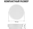 Светильник в ванную настенный светодиодный LED ДПП 3901 8Вт 4000К IP65 белый круг 140х57 мм TDM ELECTRIC SQ0366-0158 4