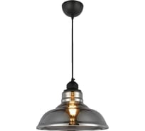 Декоративный светильник на подвесе HOROZ ELECTRIC DREAM Титановый E27 1M СТЕКЛО 021-020-0001 HRZ33003037