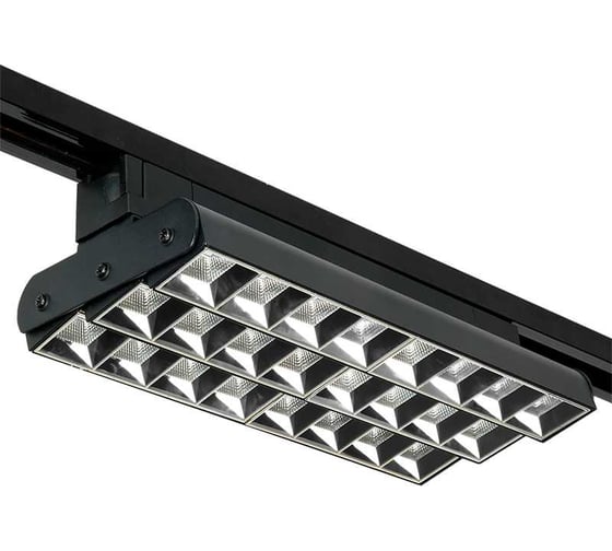 Светильник Jazzway светодиодный трековый PTR 2260R 3S 60Вт 4000К IP40 60град. 280мм BL черный 5039513