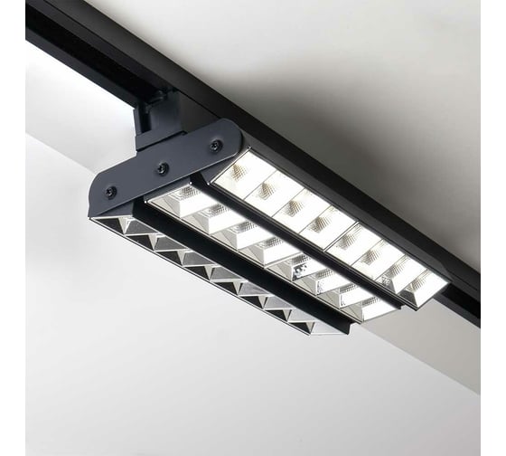 Светильник Jazzway светодиодный трековый PTR 2260R 3S 60Вт 4000К IP40 60град. 280мм BL черный 5039513