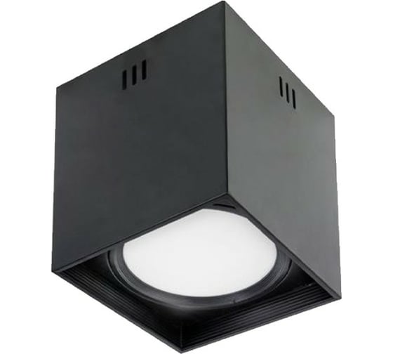 Светодиодный накладной светильник HOROZ ELECTRIC 016-045-0010 алюминий 10W 4200K Черный SANDRA-SQ10 HRZ01004831 1