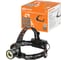 Аккумуляторный фонарь «налобный 12» TDM 5 вт cree+3 вт cob, li-ion 3,7 в 2x18650 2,4 ач, 650 лм, usb SQ0350-0069 1