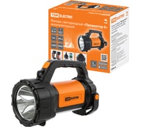 Светодиодный фонарь TDM "прожектор 6", 5 вт led+10 smd+9 smd, 400Лм, 3,7В 2x18650 2,4 ач, usb SQ0350-0059