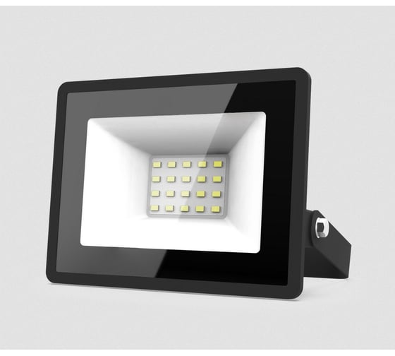 Светодиодный прожектор Gauss Elementary 20W 1800lm 6500К IP65 черный 613100320