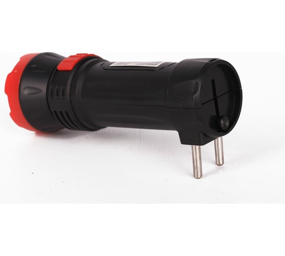 Аккумуляторный фонарь Ultraflash LED3849 (220В, черный, 1 LED, 2 режима,SLA, пластик, коробка) 14931
