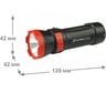 Аккумуляторный фонарь Ultraflash LED3849 (220В, черный, 1 LED, 2 режима,SLA, пластик, коробка) 14931