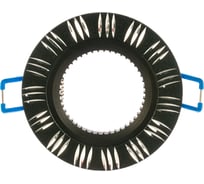 Светильник Gauss Aluminium круг, золото,/Черный, Gu5.3 SQ AL018