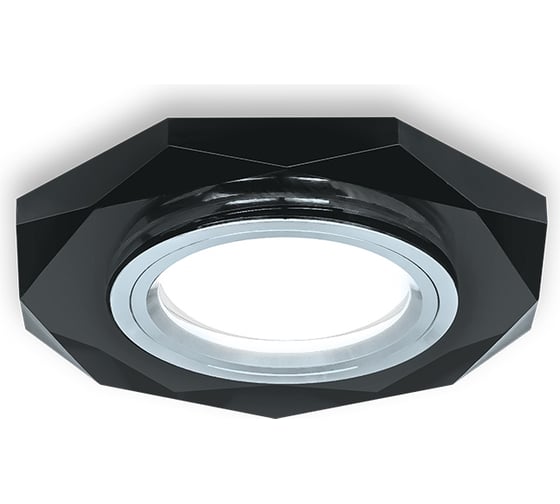 Светильник Gauss Backlight Восемь гран. Графит/Хром, Gu5.3, LED 4100K BL056