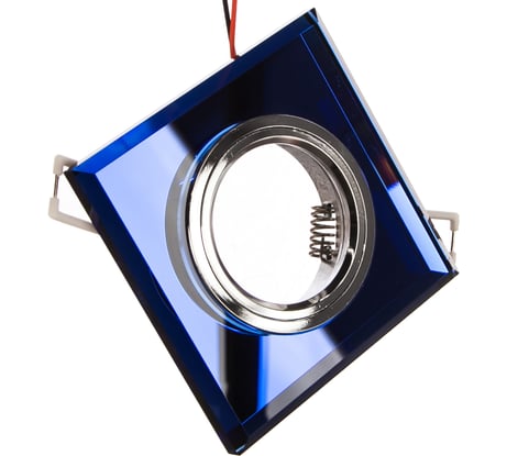 Светильник Gauss Backlight квадрат Синий/Хром, Gu5.3, LED 4100K SQ BL061